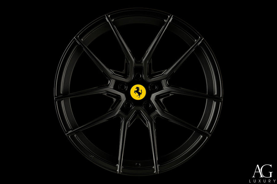 AG Luxury AGL68 matte black monoblock forged wheel