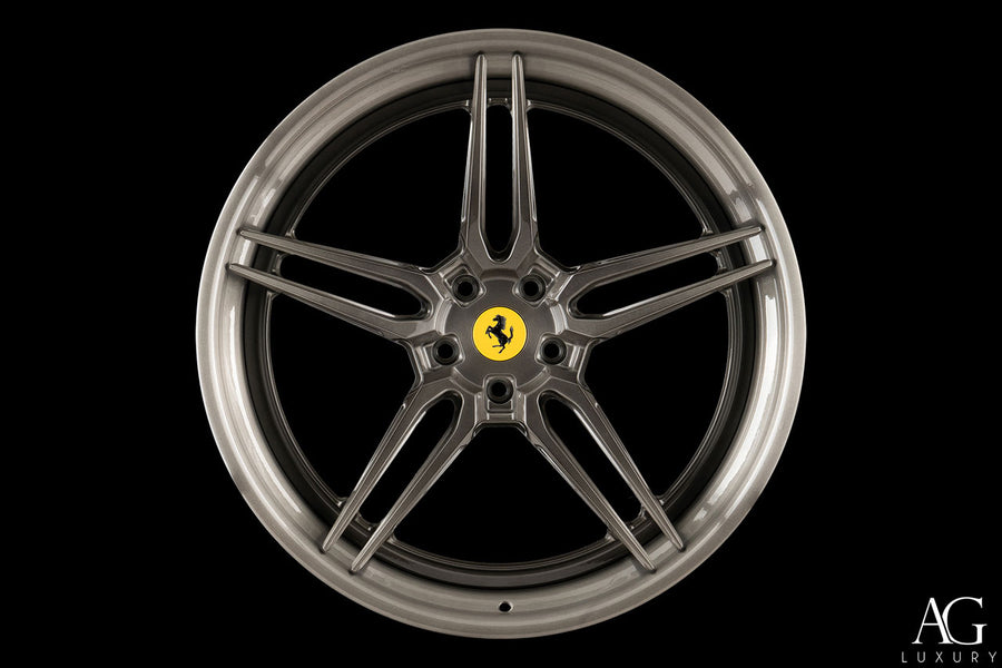 AG Luxury AGL69 brushed grigio 3-piece forged wheel