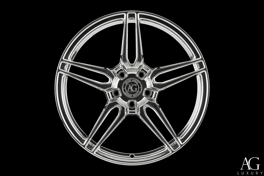 AG Luxury AGL69 polished monoblock forged wheel