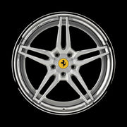 AG Luxury AGL69 brushed chrome 3-piece forged wheel