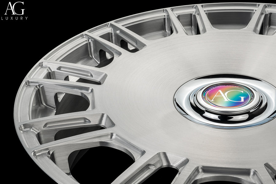 AG Luxury AGL70 brushed monoblock forged wheel - view 3