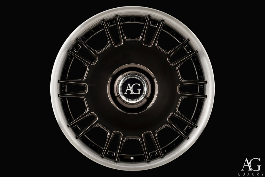 AG Luxury AGL70 brushed polished candy forged wheel