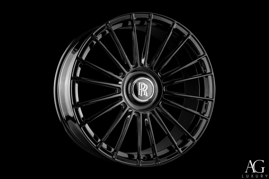AG Luxury AGL71 gloss black monoblock forged wheel - view 2