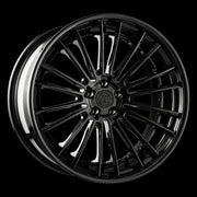 AG Luxury AGL71 gloss black carbon fiber forged wheel - view 2