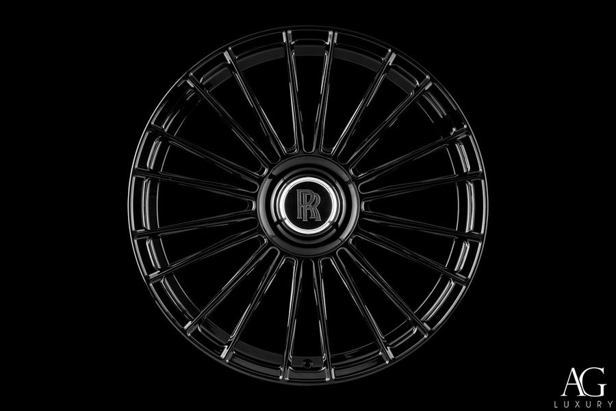 AG Luxury AGL71 gloss black monoblock forged wheel