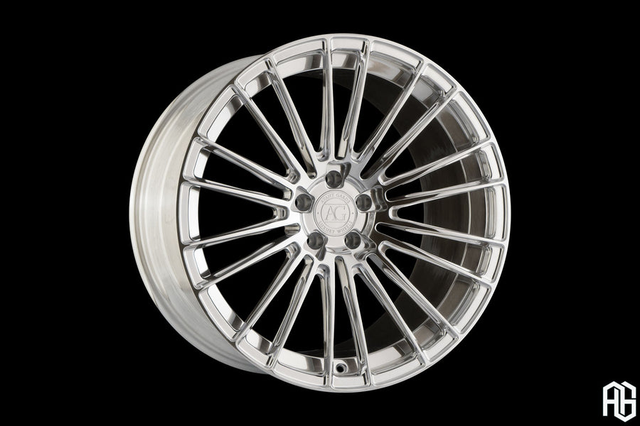 AG Luxury AGL71 polished monoblock forged wheel - view 2