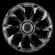 AG Luxury AGL72 polished chrome monoblock forged wheel