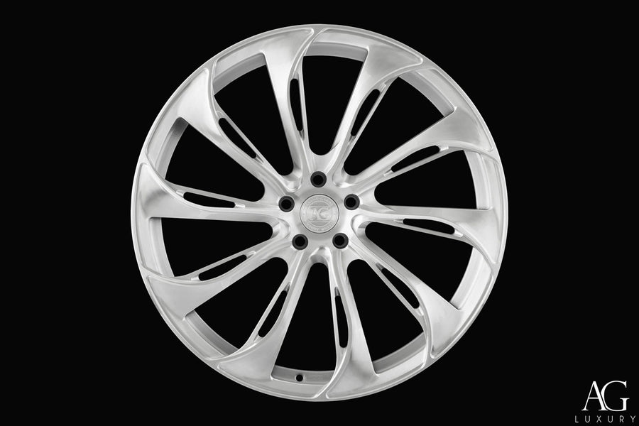 AG Luxury AGL72 brushed monoblock forged wheel