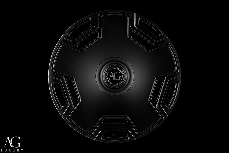 AG Luxury AGL73 matte black monoblock forged wheel