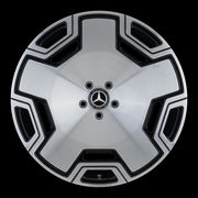 AG Luxury AGL73 brushed gloss black monoblock forged wheel
