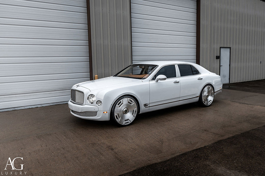 Bentley Mulsanne on AG Luxury AGL73 forged wheels in brushed / polished finish
