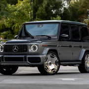 Mercedes-Benz G63 AMG on AG Luxury AGL73 forged wheels in polished / gloss black finish