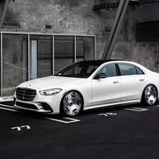 Mercedes-Benz S580 on AG Luxury AGL73 forged wheels in brushed / gloss black finish