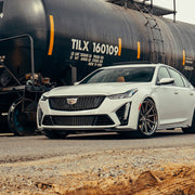 Cadillac CT5 V Blackwing on AG Luxury AGL74 forged wheels in brushed / polished finish