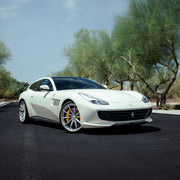 Ferrari GTC Lusso on AG Luxury AGL74 forged wheels in brushed finish