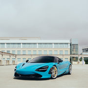 McLaren 720S on AG Luxury AGL74 forged wheels in polished finish