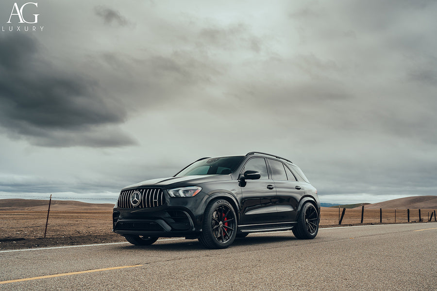 Mercedes-Benz GLE63 AMG on AG Luxury AGL74 forged wheels in gloss black finish