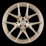 AG Luxury AGL75 brushed champagne monoblock forged wheel