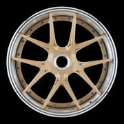 AG Luxury AGL75 brushed champagne 3-piece forged wheel