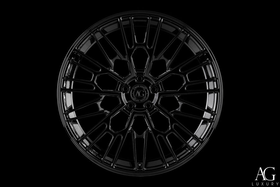 AG Luxury AGL76 gloss black monoblock forged wheel
