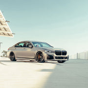 BMW 750Li on AG Luxury AGL76 forged wheels in gloss black finish
