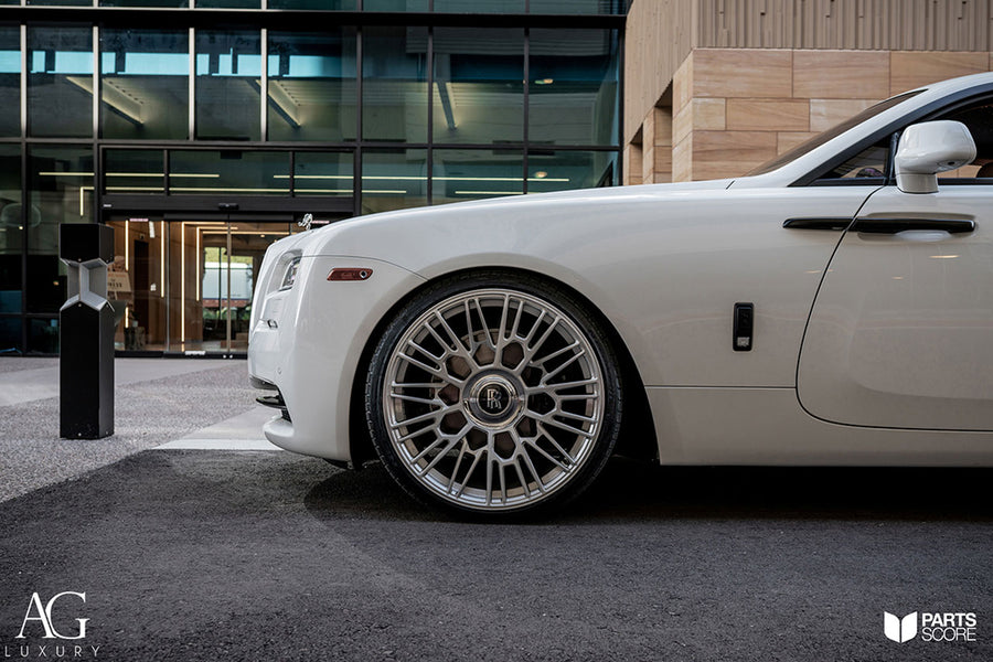 Rolls-Royce Wraith on AG Luxury AGL76 forged wheels in brushed finish - view 2
