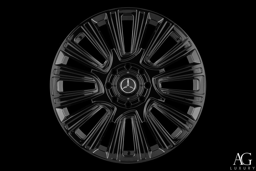 AG Luxury AGL77 gloss black monoblock forged wheel