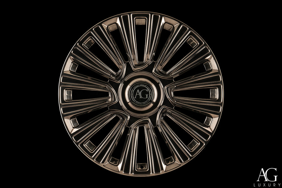 AG Luxury AGL77 polished candy monoblock forged wheel