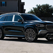 Mercedes-Benz GLS600 Maybach on AG Luxury AGL77 forged wheels in gloss black finish