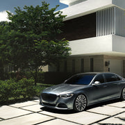 Mercedes-Benz S580 on AG Luxury AGL77 forged wheels in polished finish