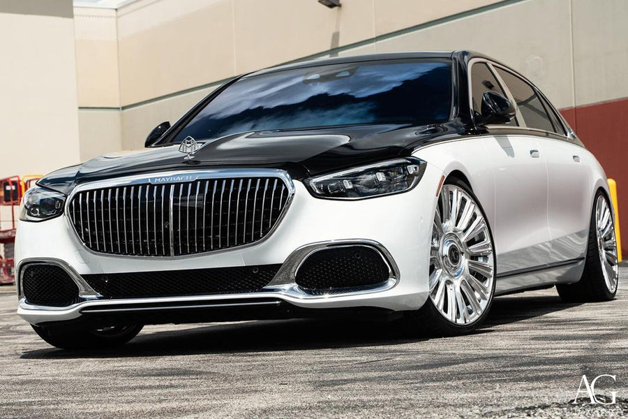 Mercedes-Benz S580 Maybach on AG Luxury AGL77 forged wheels in brushed / polished finish