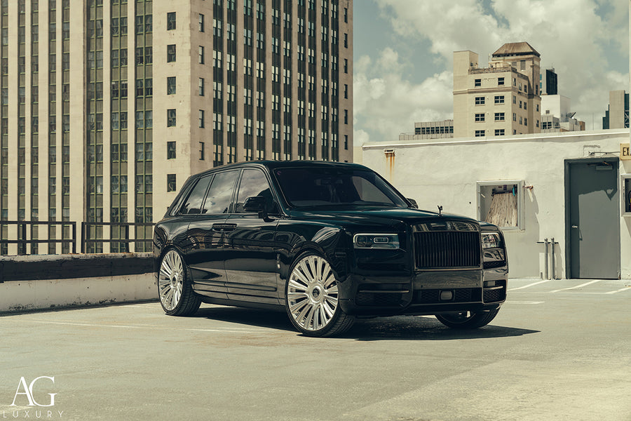 Rolls-Royce Cullinan on AG Luxury AGL77 forged wheels in brushed / polished finish