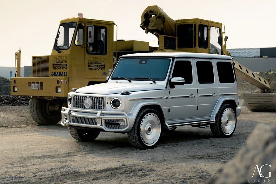 Mercedes-Benz G63 AMG on AG Luxury AGL78 forged wheels in brushed finish