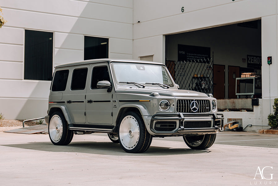 Mercedes-Benz G63 AMG on AG Luxury AGL78 forged wheels in brushed finish