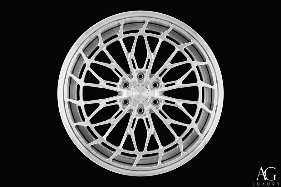 AG Luxury AGL80 brushed 3-piece forged wheel
