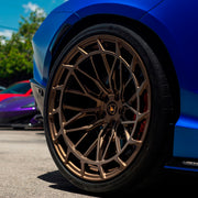 Lamborghini Revuelto on AG Luxury AGL80 forged wheels in bronze finish - view 2
