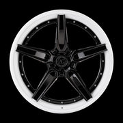 AG Luxury AGL81 gloss black 3-piece forged wheel
