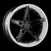 AG Luxury AGL81 gloss black 3-piece forged wheel - view 2