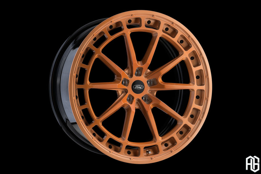 AG Luxury AGL82 brushed copper duo-block forged wheel - view 2