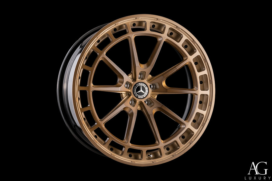 AG Luxury AGL82 brushed copper duo-block forged wheel - view 2