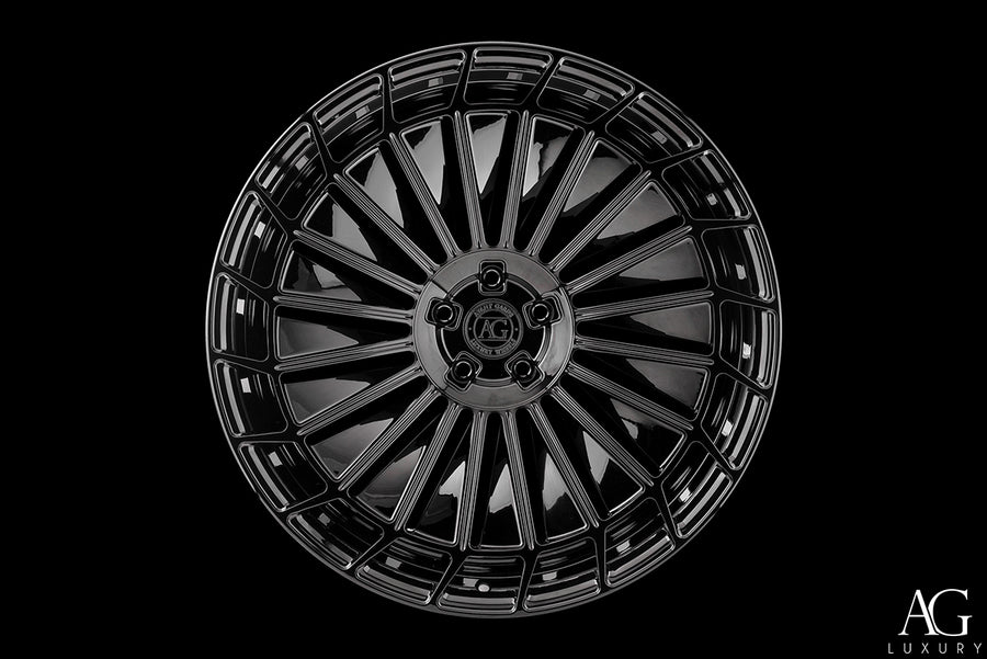 AG Luxury AGL83 gloss black monoblock forged wheel