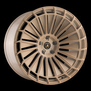 AG Luxury AGL83 brushed champagne monoblock forged wheel - view 2