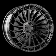 AG Luxury AGL83 gloss black monoblock forged wheel - view 2