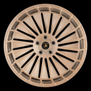 AG Luxury AGL83 brushed champagne monoblock forged wheel