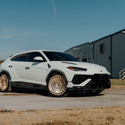 Lamborghini Urus on AG Luxury AGL83 forged wheels in brushed / champagne finish