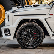 Mercedes-Benz AMG G63 on AG Luxury AGL83 forged wheels in gloss black finish - view 2