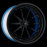 AG Luxury AGL84 gloss black carbon fiber forged wheel - view 2