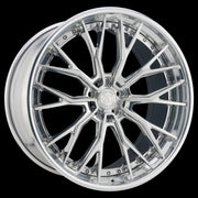 AG Luxury AGL86 brushed polished 3-piece forged wheel - view 2