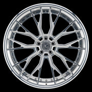 AG Luxury AGL86 brushed polished 3-piece forged wheel