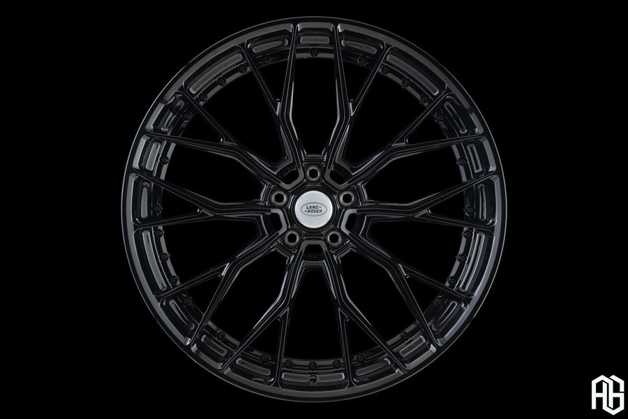 AG Luxury AGL86 gloss black duo-block forged wheel